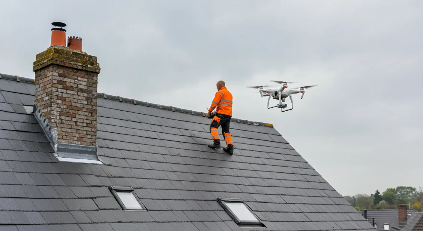Inspection de toiture par drone en Belgique 2026 : prix, avantages et quand y avoir recours